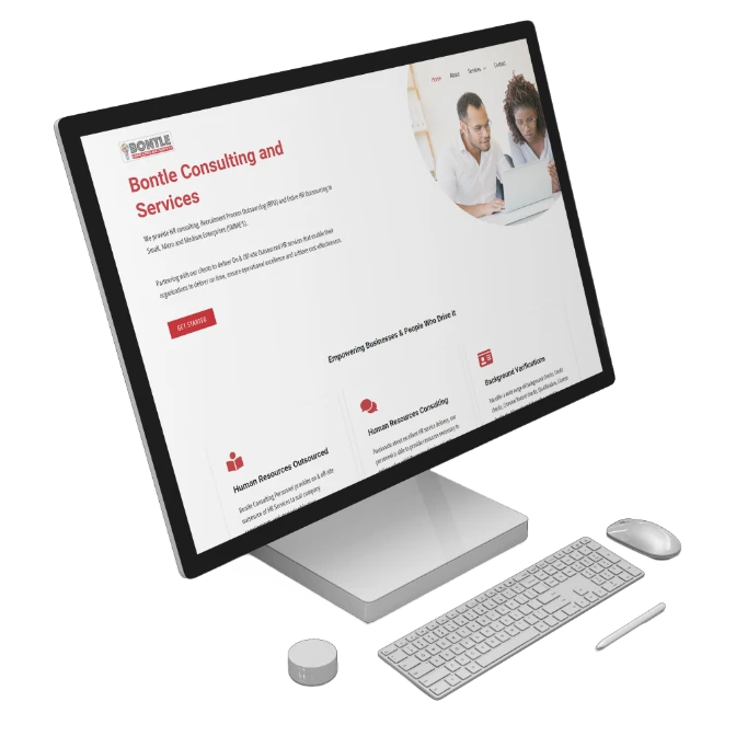 Bontle consulting Mockup